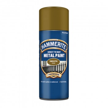 Image for Hammerite Metal Paint - Smooth Gold - 400ml