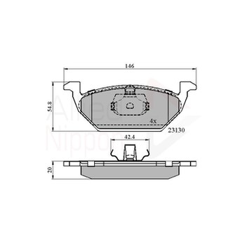 Image for Brake Pad Set