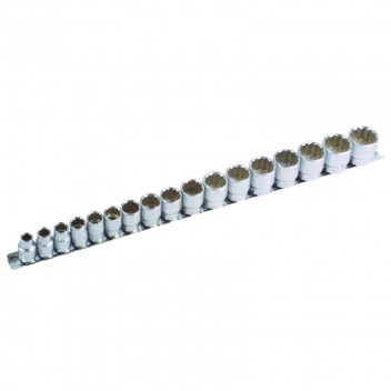 Image for Laser 3/8"D Socket Set - 17 Piece