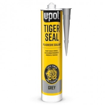 Image for U-Pol Tigerseal - PU Adhesive Sealant - Grey - 310ml Cartridge