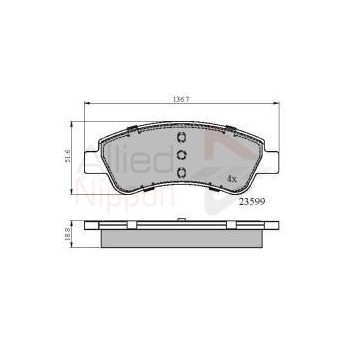 Image for Allied Nippon Brake Pads