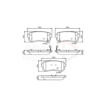 Image for Allied Nippon Brake Pads