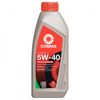 Image for Comma Syner-G 5W-40 Motor Oil - 1 Litre