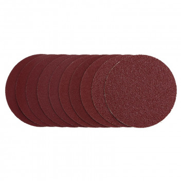 Image for Draper Assorted Grit Sanding Discs 125mm - 40G, 80G, 120G, 240G (Pack of 10)