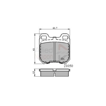 Image for Brake Pad Set
