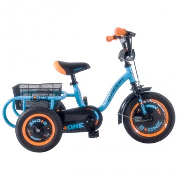 Image for Concept 2+One Single Speed Trike - Bright Blue and Black - 12" Wheel