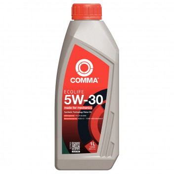 Image for Comma Ecolife 5W-30 Fully Synthetic Motor Oil - 1 Litre
