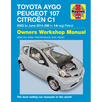Image for Toyota Aygo, Peugeot 107 & Citroen C1 05-14 Manual