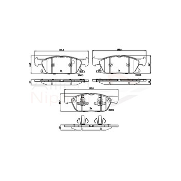 Image for Allied Nippon Brake Pads