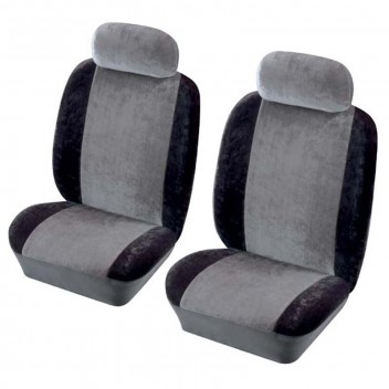Image for Heritage Front Seat Cover Set - Black
