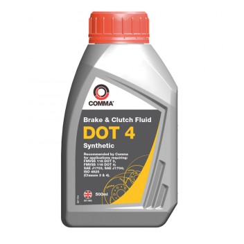 Image for Comma DOT 4 Synthetic Brake Fluid - 500ml