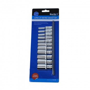 Image for Blue Spot 1/4"D Deep Socket Set - 11 Piece