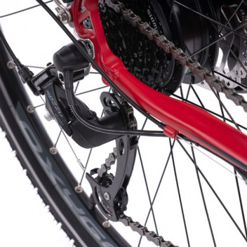 Oxygen S-Cross ST MKII e-Bike 13ah Matt Red - 17" Frame Image for Oxygen S-Cross ST MKII e-Bike 13ah Matt Red - 17" Frame
