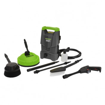 Image for Sealey PW1601 Pressure Washer 110 bar with TSS (Total Stop System) & Accessory Kit