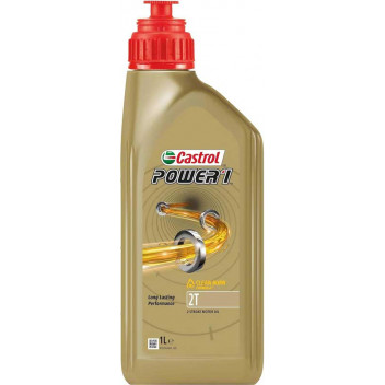 Image for Castrol Power 1 2T Semi Synthetic Engine Oil - 1 Litre