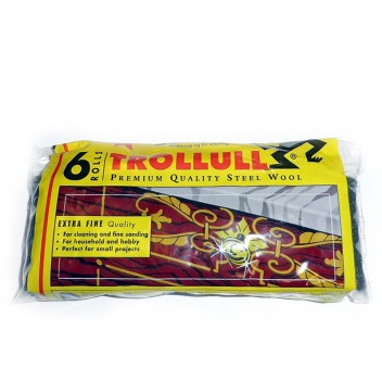 Image for Trollull Premium Quality Steel Wool - Extra Fine - 6 Rolls