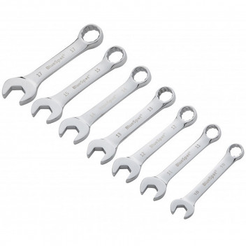 Image for Blue Spot Metric Stubby Spanner Set - 7 Piece