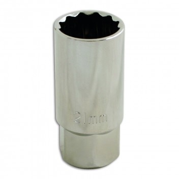 Image for Laser Spark Plug Socket 1/2"D - 21mm Bi-Hex