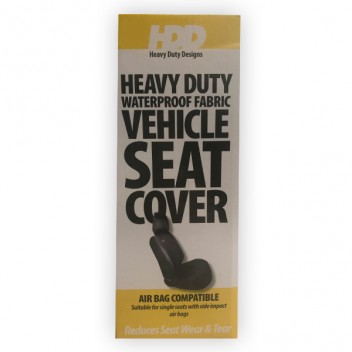 Image for Universal Waterproof Van Passenger Seat Cover - Grey