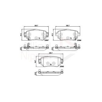Image for Allied Nippon Brake Pads