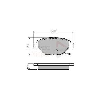 Image for Allied Nippon Brake Pads