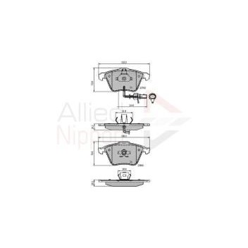 Image for Allied Nippon Brake Pads