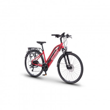 Oxygen S-Cross ST MKII e-Bike 13ah Matt Red - 17" Frame Image for Oxygen S-Cross ST MKII e-Bike 13ah Matt Red - 17" Frame