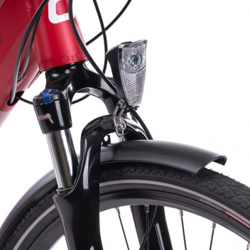 Oxygen S-Cross ST MKII e-Bike 13ah Matt Red - 17" Frame Image for Oxygen S-Cross ST MKII e-Bike 13ah Matt Red - 17" Frame