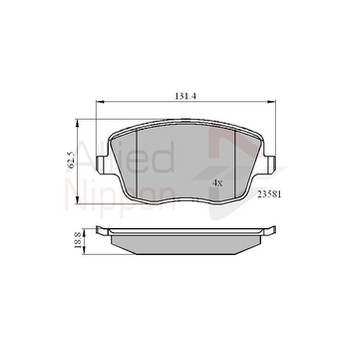 Image for Brake Pad Set