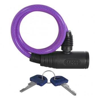 Image for Oxford Bumper Cable Lock 6mm - Purple