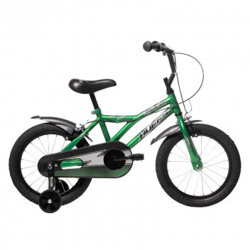 Huffy Pro Thunder Kids BMX Bike - Green - 16" Wheels Image for Huffy Pro Thunder Kids BMX Bike - Green - 16" Wheels
