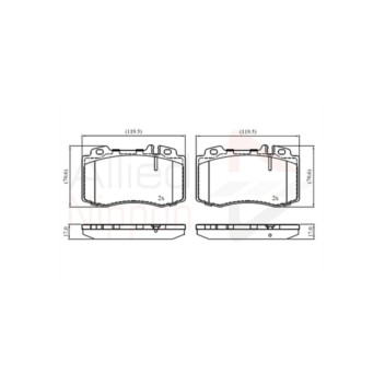Image for Brake Pad Set