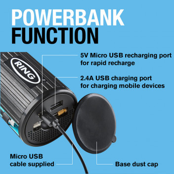 Image for Ring Rechargeable Handheld Tyre Inflator