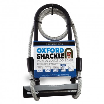Image for Oxford Shackle12 Duo U-Lock and Cable Lockmate