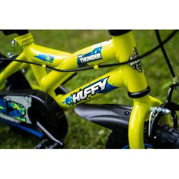 Huffy Pro Thunder Kids BMX Bike - Yellow - 12" Wheels Image for Huffy Pro Thunder Kids BMX Bike - Yellow - 12" Wheels