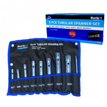 Image for Blue Spot Tubular Spanner Set - 8 Piece