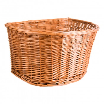 Image for 18" Wicker Basket D-Shaped