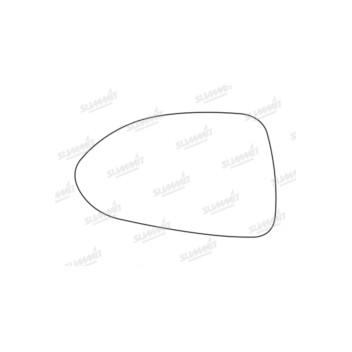 Image for Mirror Glass for Vauxhall Corsa 2007 - 2016 - Left Hand side