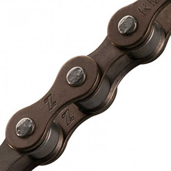 Image for KMC Single Speed Chain 1/2" x 1/8" 112 Link - Brown