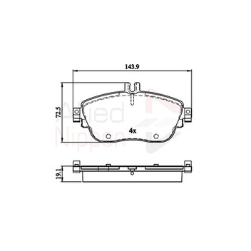 Image for Brake Pad Set