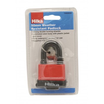 Image for Hilka Weatherproof Padlock - 50mm