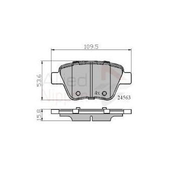 Image for Allied Nippon Brake Pads