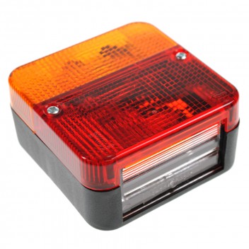 Image for 4 Function Rear Trailer Lamp - Square