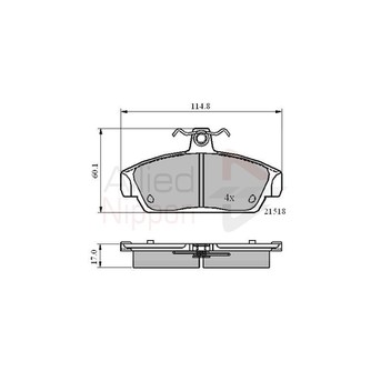 Image for Brake Pad Set