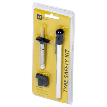 Image for AA Tyre Safety Kit - Depth & Pressure Gauge