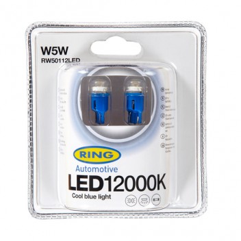 Image for Ring W5W 12000k LED - Cool Blue