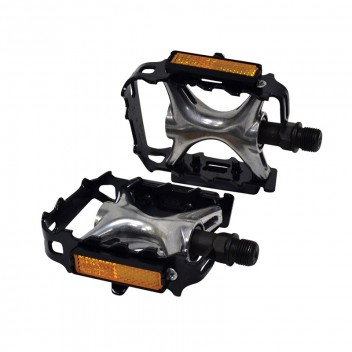 Image for Wellgo MTB Alloy Low Profile Pedals 9/16" - Silver
