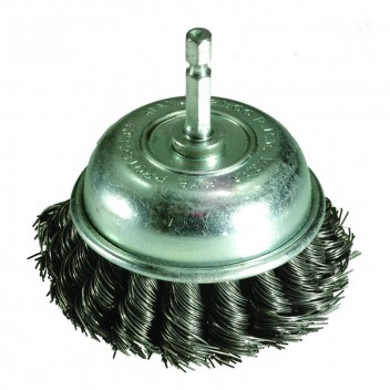 Image for Twist Knot Cup Brush With QC End - 75mm