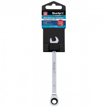 Image for Blue Spot 8mm Fixed Head Ratchet Spanner