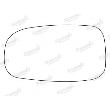 Image for Mirror Glass for Saab 9-3 2002-2012 - Left Hand Side